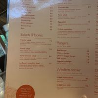 Menu   at La Cocoteraie Restaurant in 