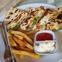 Quessadalla at La Cocoteraie Restaurant in 