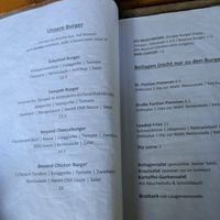 Speisekarte at Bodhi in Nuremberg