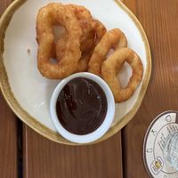 Onion rings  at Bodhi in Nuremberg