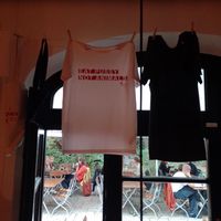 "eat pussy not animals" shirts can be bought here at Bodhi in Nuremberg