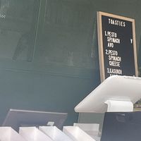 Some toasties  at Green Cup in Carlton