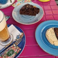 Vegan cookie and cake at Maya's Corner Cafe in Istanbul