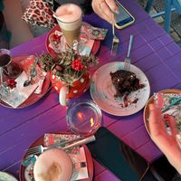 vegan chocolate cake  at Maya's Corner Cafe in Istanbul