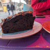 Vegan cake at Maya's Corner Cafe in Istanbul