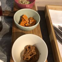 Guacamole, hummus and peanut butter for breakfast   at 4Bs (Alojamento Local) in Castro Verde
