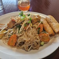 Pad Thai with (no egg) and tofu at Thai Jasmine in Chelmsford
