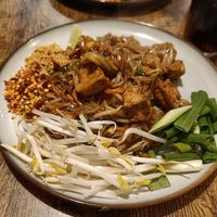 Pad thai at Thai Basil in Dublin