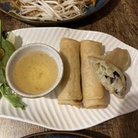 Spring rolls  at Thai Basil in Dublin