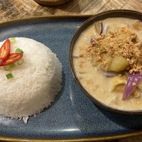 Vegan Massaman curry  at Thai Basil in Dublin