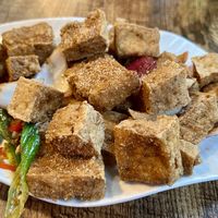 Chili salt tofu starter/appetizer  at Thai Basil in Dublin