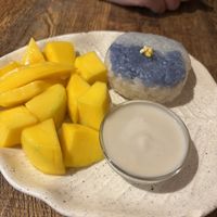 Mango sticky rice  at Thai Basil in Dublin