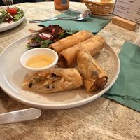 Vegetable spring rolls  at Thai Basil in Dublin