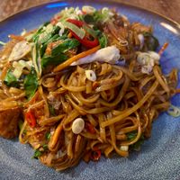 Pad kee mao with tofu at Thai Basil in Dublin