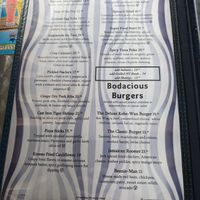 Menu page 1 at Pickled Onion in Hamilton