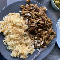 Vegan shawarma  at Teva Ha'ochel - Hummus Tov in Kfar Saba