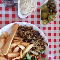 Shawarma at Teva Ha'ochel - Hummus Tov in Kfar Saba