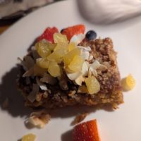 Carrot cake veganized at Devil's Isle Cafe in Hamilton