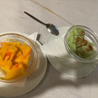 The ice is healthy, but not really like ice cream 😊  at Sabor de la India in Tenerife