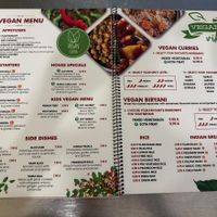 Vegan Menu  at Sabor de la India in Tenerife