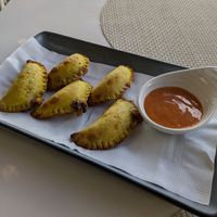 Vegan empanadas at The Cloud in Hamilton