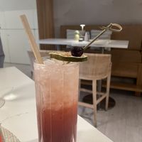 Cherry tart mocktail  at The Cloud in Hamilton