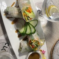 Tofu ginger rolls  at The Cloud in Hamilton