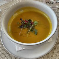 Roasted squash soup  at The Cloud in Hamilton