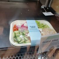 Greek salad at Espresso House in Uppsala