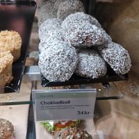 Chocolate balls at Espresso House in Uppsala