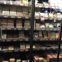 Vegan burgers  at Organic Market - Gràcia in Barcelona