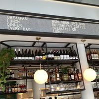 Bar area  at Shy Bird in Boston