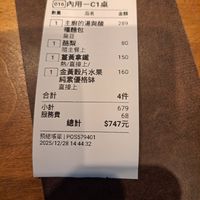 Starter, dessert and latte at fifteen plant-based gourmet in Hsinchu