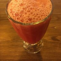 Fresh watermelon juice at Little Italy in Dubai