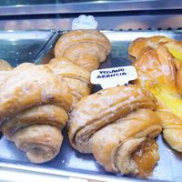 Vegan croissants at Bar Pasticceria Vezzosi in Montelupo Fiorentino