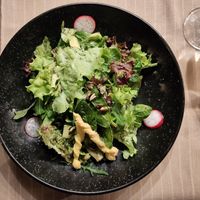 Vegan Salad at Five M Restaurant and Good Bar in Bansko