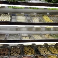 Fridge with many options #Veganuary at Grandma Liu Hot Pot in Richmond