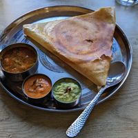 Masala Dosa (vegan) at Sachi's in Ilkley