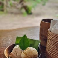 Homemade vegan ice-cream #Veganuary at Daos Beach Bistro - Haruhay Eco Beach Tavern in Camiguin