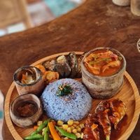 The delicious vegan answer for a popular Filippino dish: Kare Kare  #Veganuary at Daos Beach Bistro - Haruhay Eco Beach Tavern in Camiguin