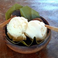 pineapple ginger & buko calamansi at Daos Beach Bistro - Haruhay Eco Beach Tavern in Camiguin