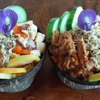 Adlai bowls at Daos Beach Bistro - Haruhay Eco Beach Tavern in Camiguin