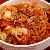 Haruhay pancit at Daos Beach Bistro - Haruhay Eco Beach Tavern in Camiguin