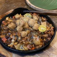 Sisig  at Daos Beach Bistro - Haruhay Eco Beach Tavern in Camiguin