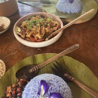 Pancit  at Daos Beach Bistro - Haruhay Eco Beach Tavern in Camiguin