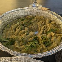 Vegan pesto pasta at Good Earth Organic Eatery in West Cape May