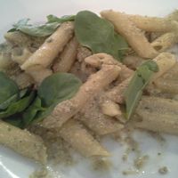 vegan pesto pasta at Good Earth Organic Eatery in West Cape May