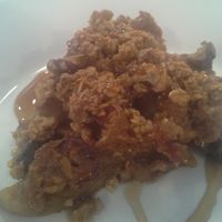 vegan apple crisp  at Good Earth Organic Eatery in West Cape May