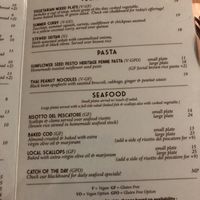 Page 2 of menu at Good Earth Organic Eatery in West Cape May