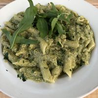 Sunflower seed pesto at Good Earth Organic Eatery in West Cape May